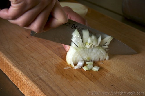 Dicing an Onion