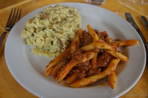 Pasta and risotto