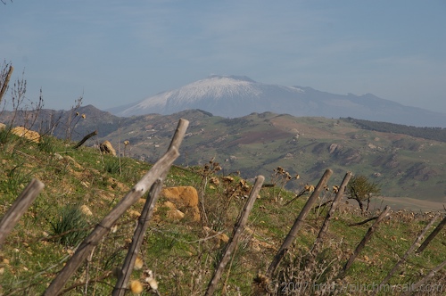 Countryside with Etna