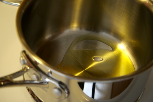 Olive Oil in Pot