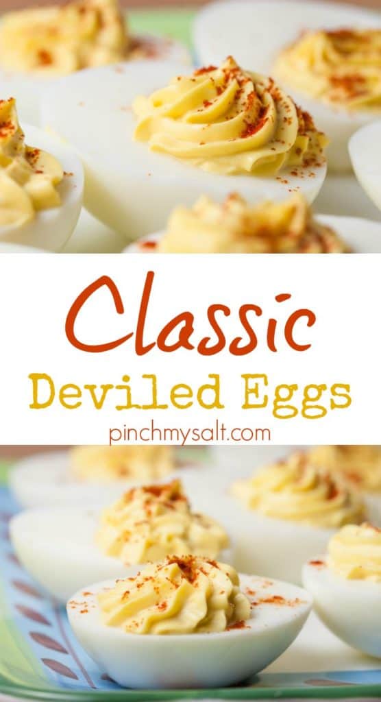 Classic Deviled Eggs | pinchmysalt.com