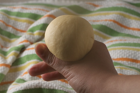 Forming a smooth roll.