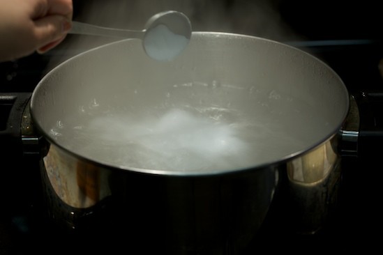 Boiling Water with Baking Soda