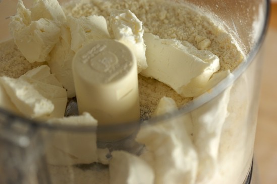 Add Cream Cheese to Flour/Butter Mixture