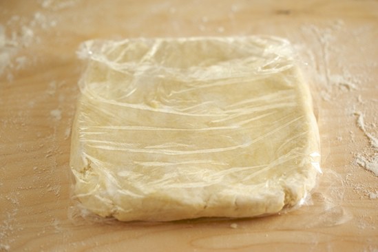 Cream Cheese Pastry Dough Ready to be Chilled
