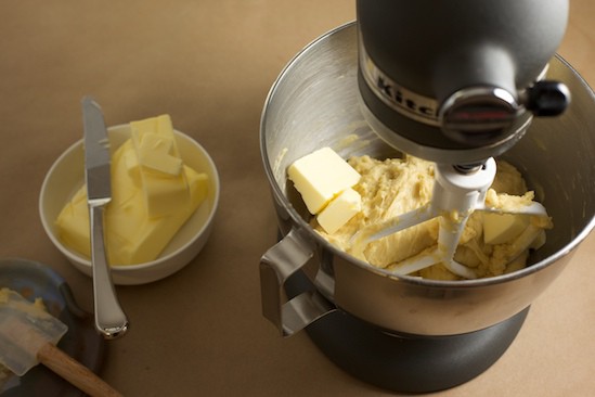 Adding Butter to Brioche Dough