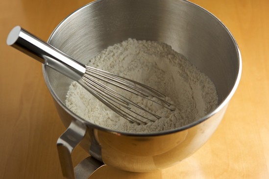 Whisk together Flour, Salt, Sugar and Yeast