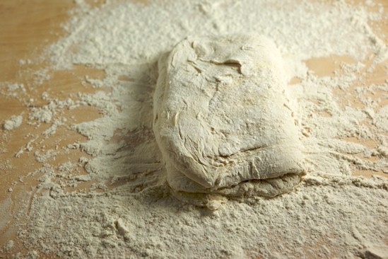 Folded Ciabatta Dough