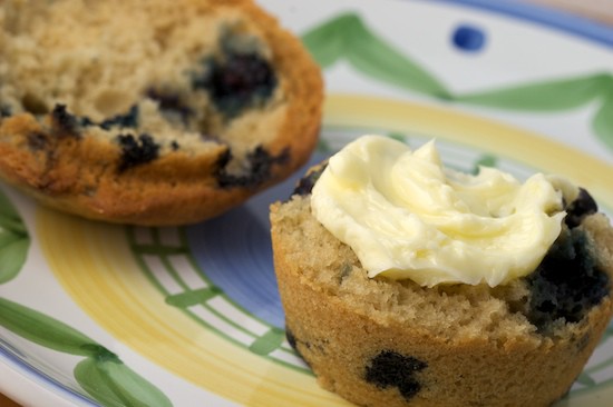Buttered Blueberry Muffin
