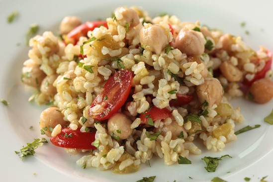 Brown Rice Salad recipe | pinchmysalt.com