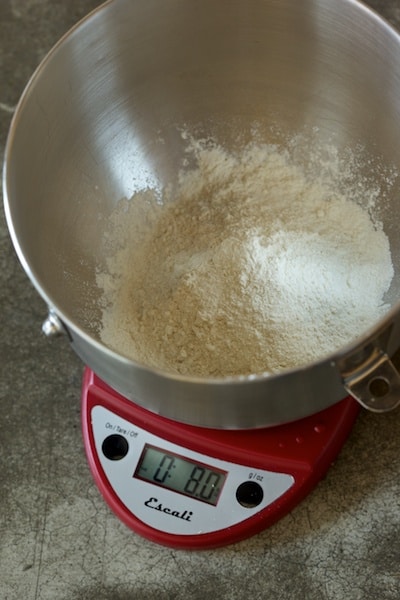 Weighing the Flour
