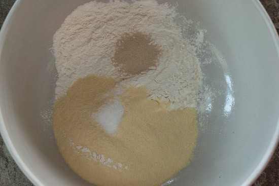 Dry Ingredients for Pane Siciliano