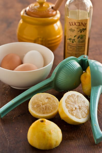 Honey Lemon Olive Oil Muffins Ingredients | pinchmysalt.com