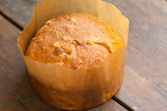 Bread Baker's Apprentice Challenge Panettone in Wrapper