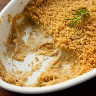 Baked White Bean Dip with Rosemary and Parmesan