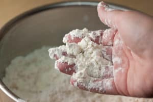 Flour and Butter Mixture for Scones