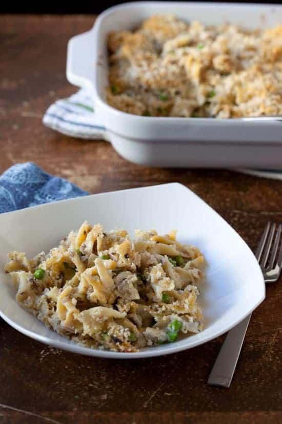 Homemade Tuna Noodle Casserole without Canned Soup