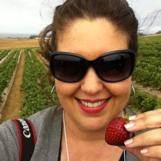 iPhone Self-Portrait with Strawberry