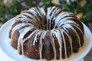 Fuyu Persimmon Bundt Cake from FoodLibrarian.com