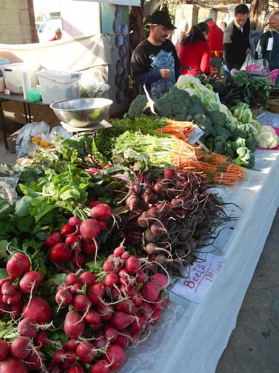 Beets and Carrots at the Farmer's Market