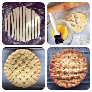 Lattice-Top Apple Pie