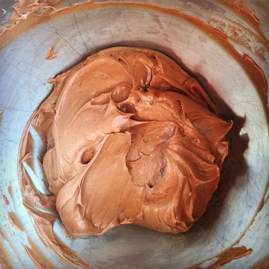 Easy Chocolate Cream Frosting - the best chocolate frosting I've ever tasted! | pinchmysalt.com