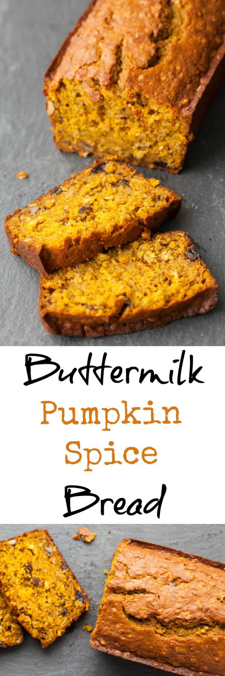 Buttermilk Pumpkin Spice Bread Recipe | pinchmysalt.com