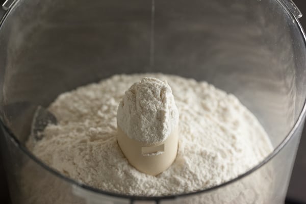 Flour, Salt, and Sugar in Cuisinart | pinchmysalt.com