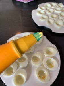Piping bag for deviled eggs